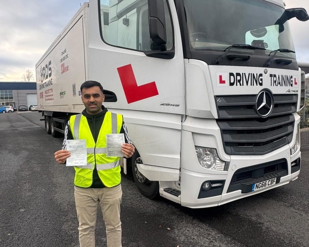 lords driving training truck certificate